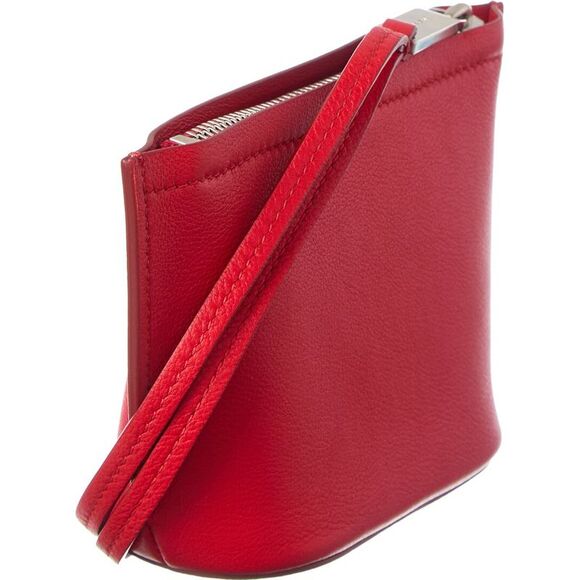 Ferragamo Micro Leather Pouch, Red - Picture 3 of 4